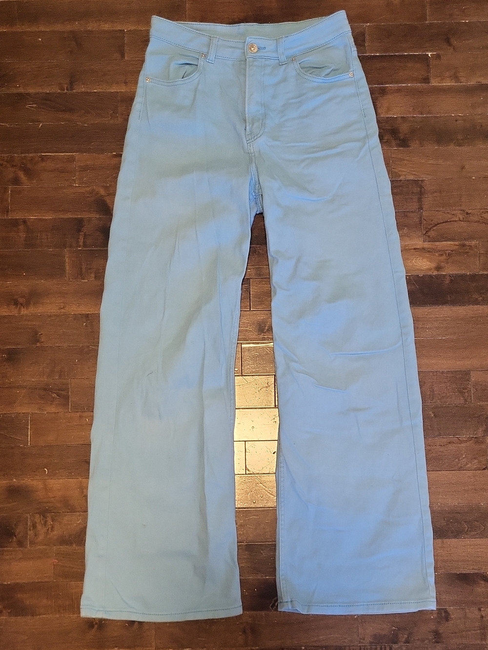 H&M Light Blue Wide-Leg Women's Jeans